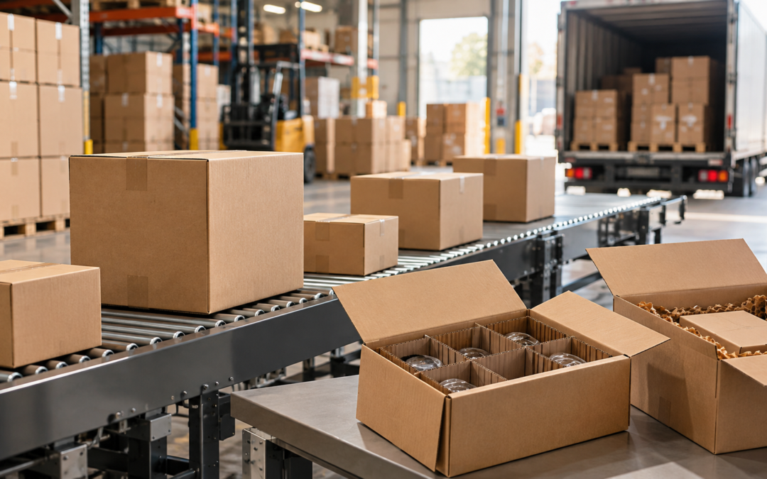 Embalagens de papelão ondulado para e-commerce